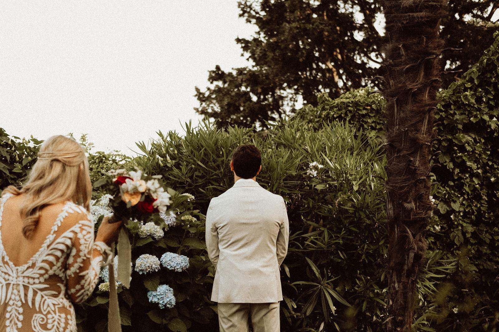 First Look - Intimate Wedding Ravello, Amalfi Coast