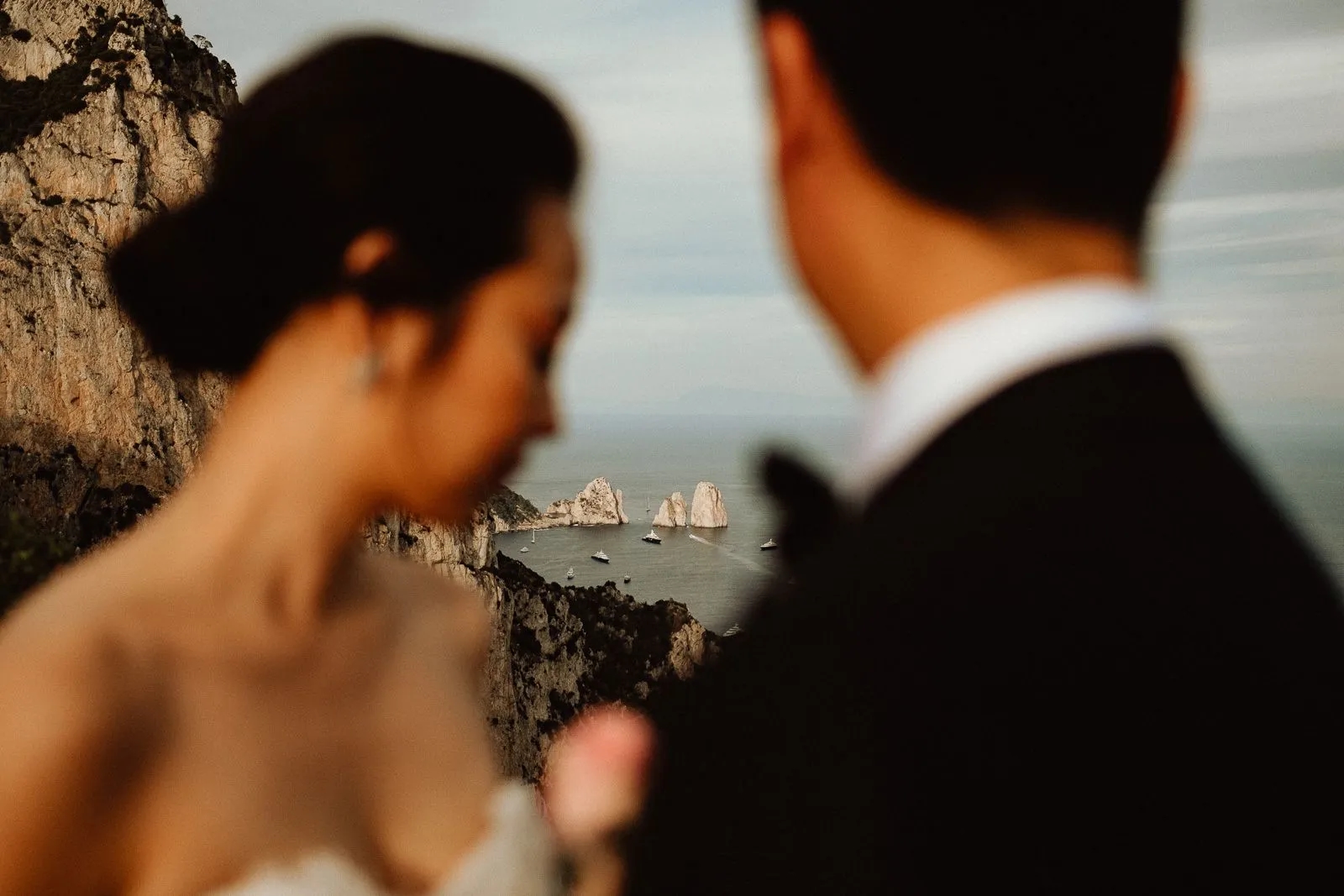 Newlyweds portraits in Capri - Wedding in Capri