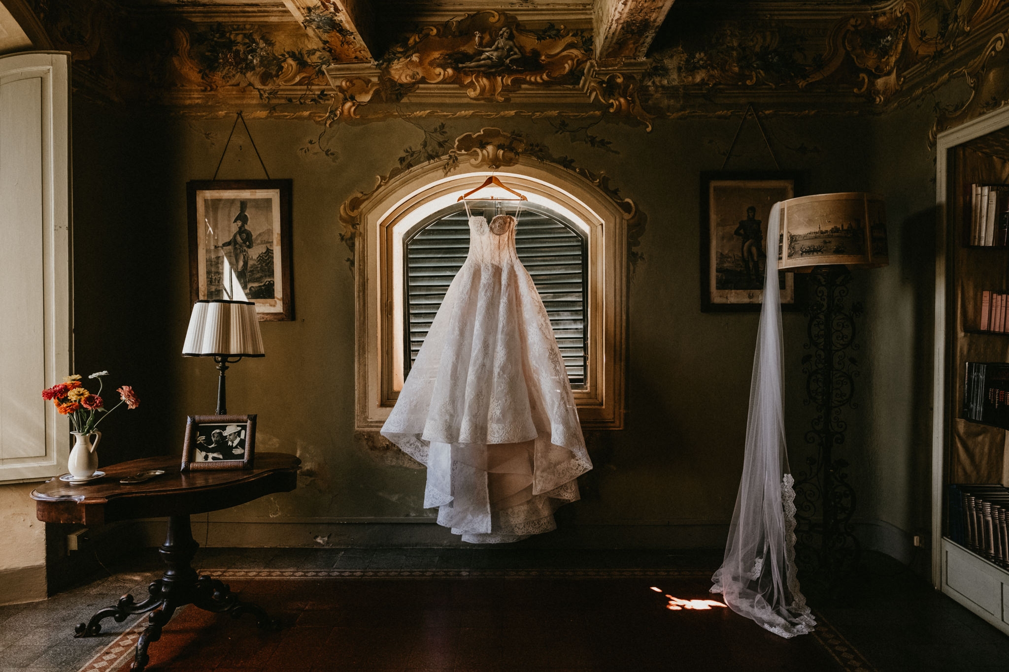 Bridal Dress - Wedding at Borgo Stomennano, Tuscany