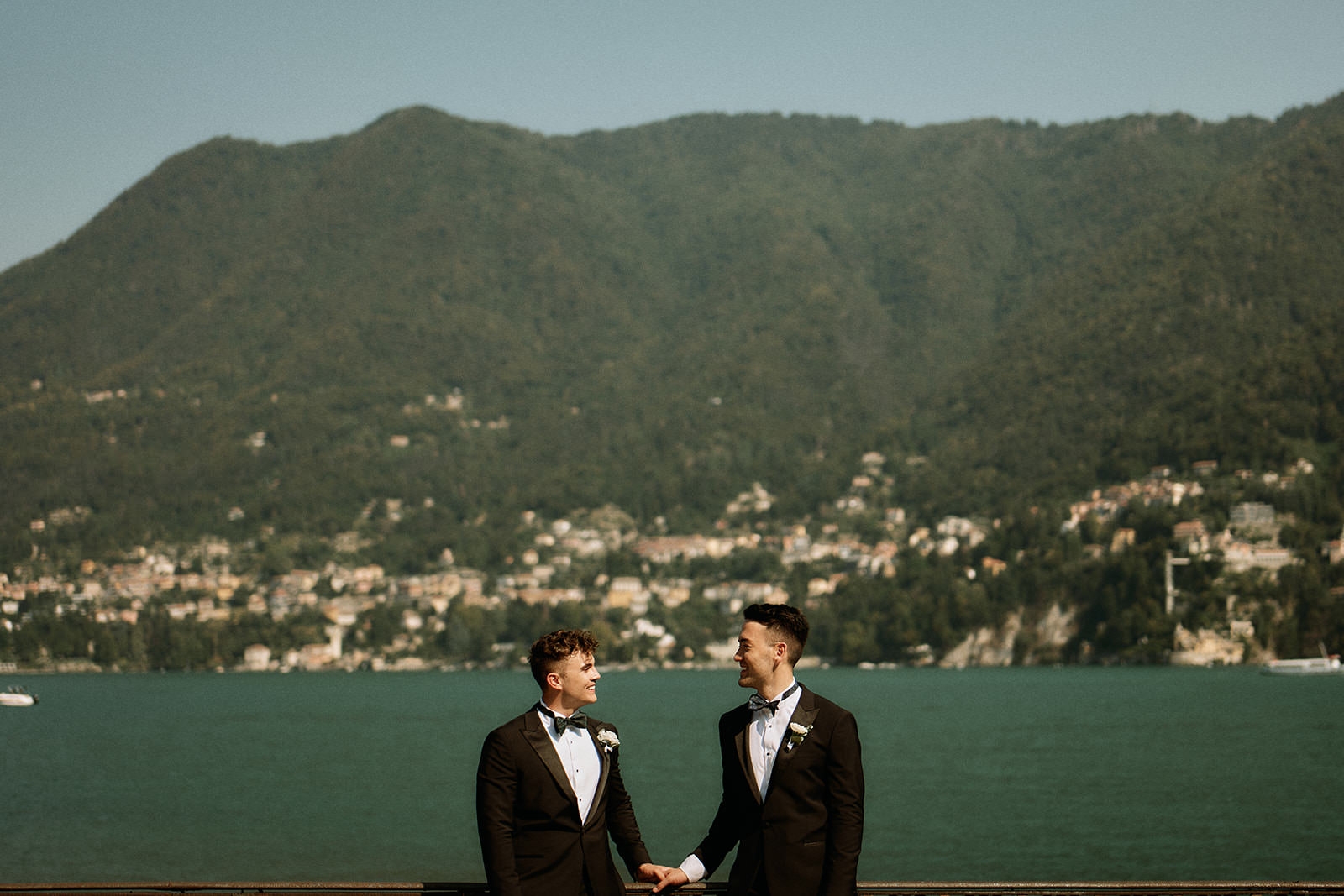 the Couple - Same Sex Wedding in Como Lake