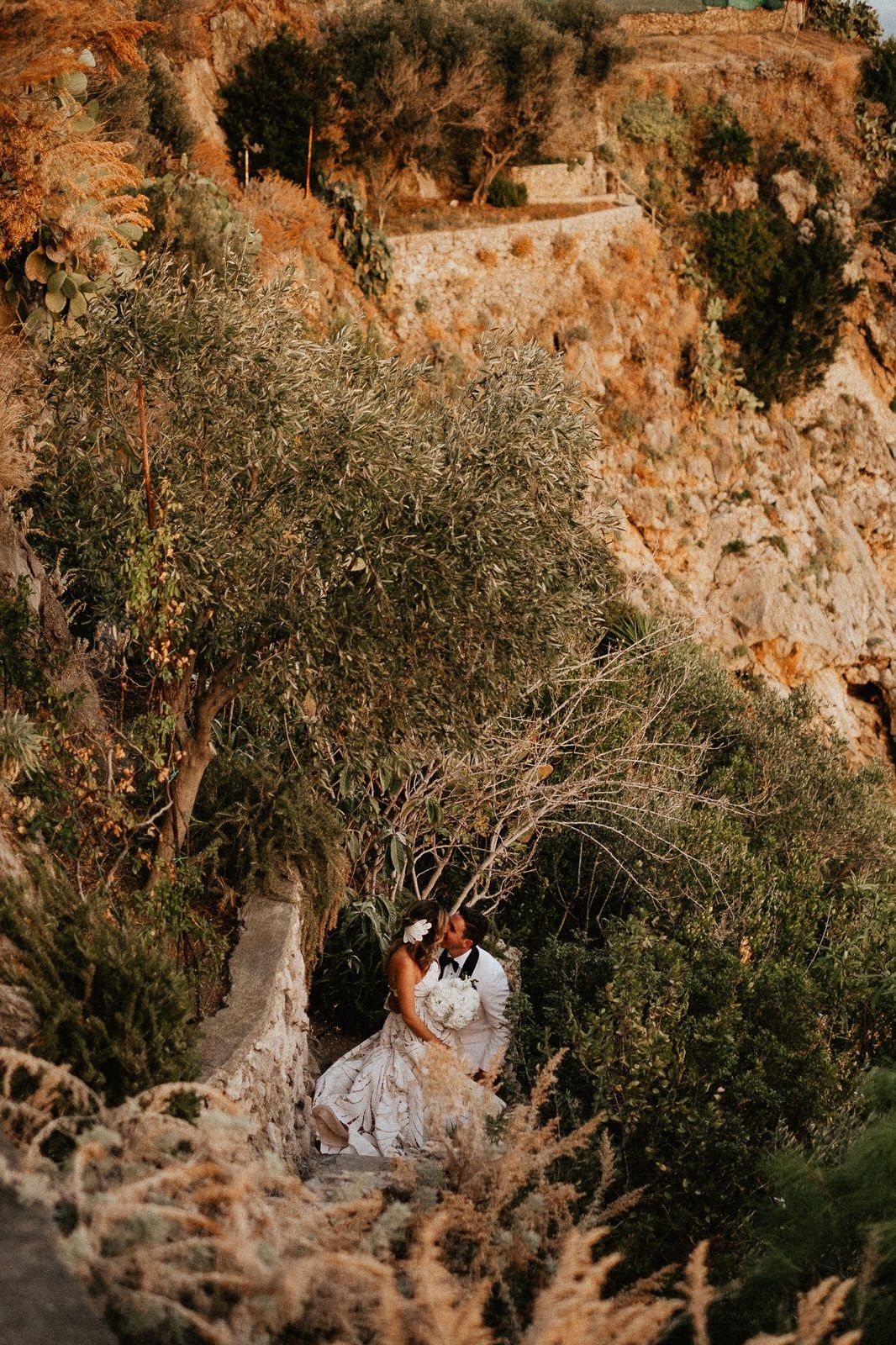 Portrait in Amalfi Coast - Romantic Wedding in Praiano, Amalfi Coast
