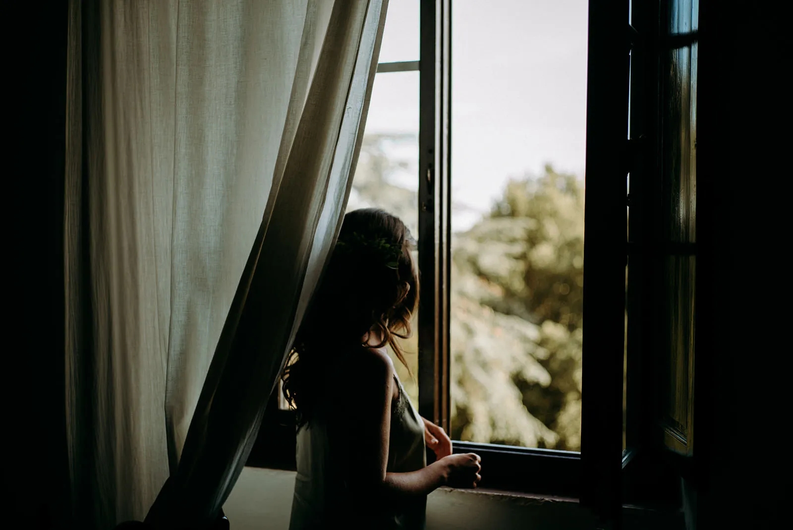 Bride's getting ready - Wedding in Chianti, Tuscany