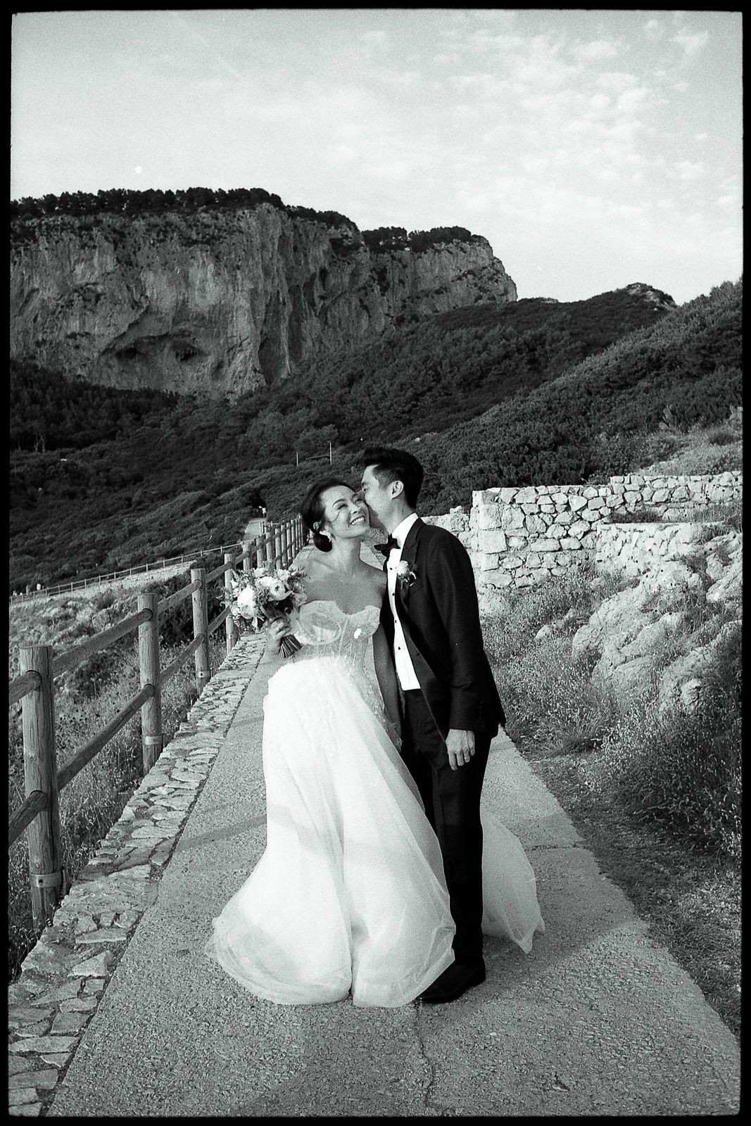 Newlyweds portraits in Capri - Wedding in Capri