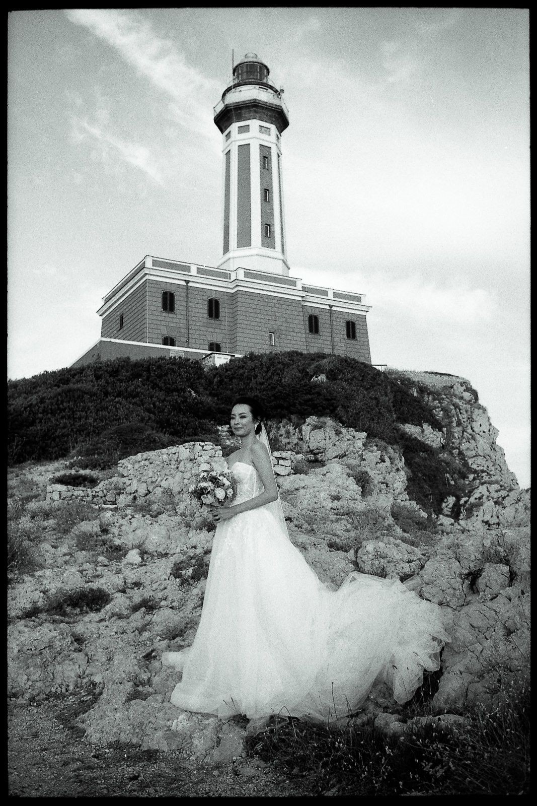 Newlyweds portraits in Capri - Wedding in Capri