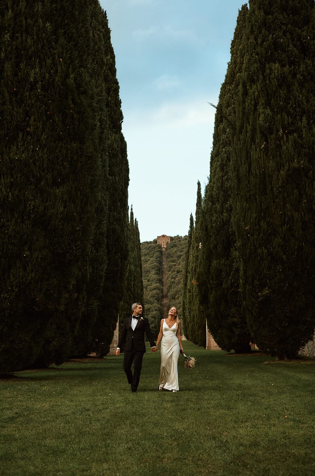 The Couple - Bride & Groom Portraits at Villa Cetinale, Siena, Tuscany