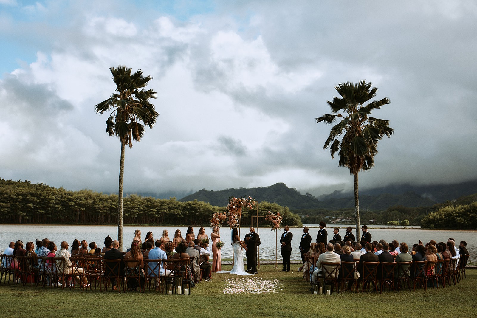 Ceremony - Wedding at Kualoa Ranch in Honolulu, Hawaii