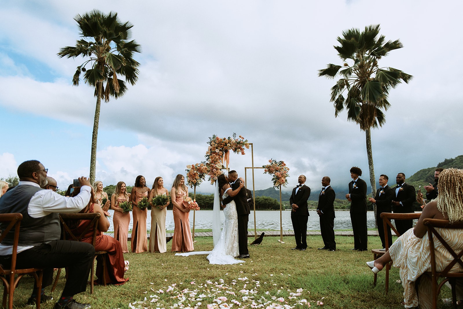 Ceremony - Wedding at Kualoa Ranch in Honolulu, Hawaii