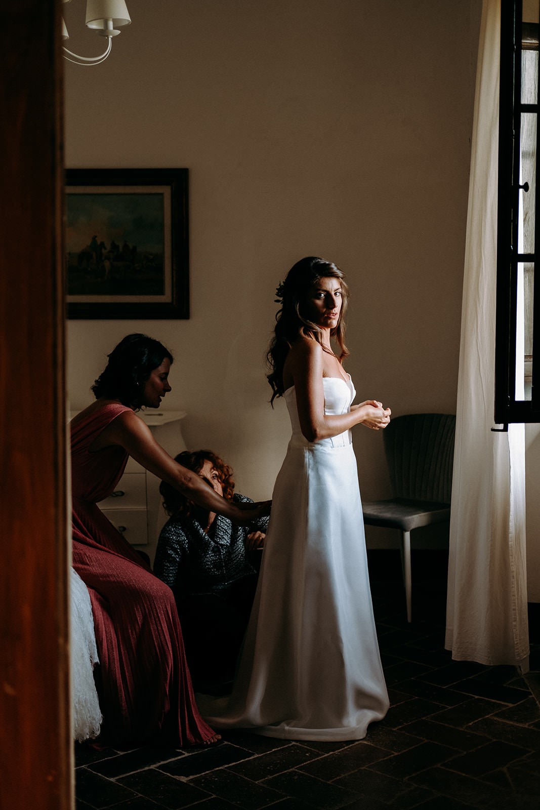 Bride's getting ready - Wedding in Chianti, Tuscany
