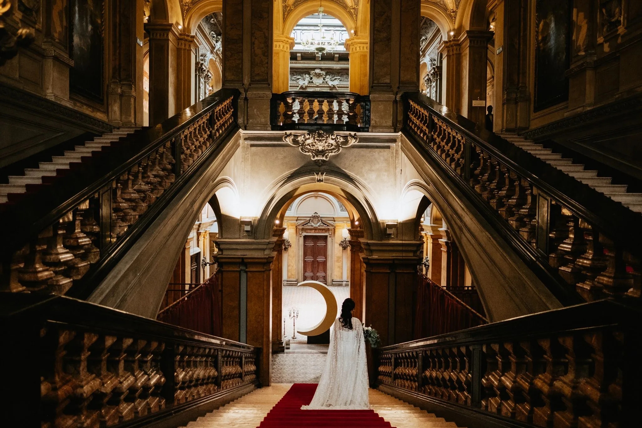 Great Gatsby inspired wedding at Villa Erba, Lake of Como