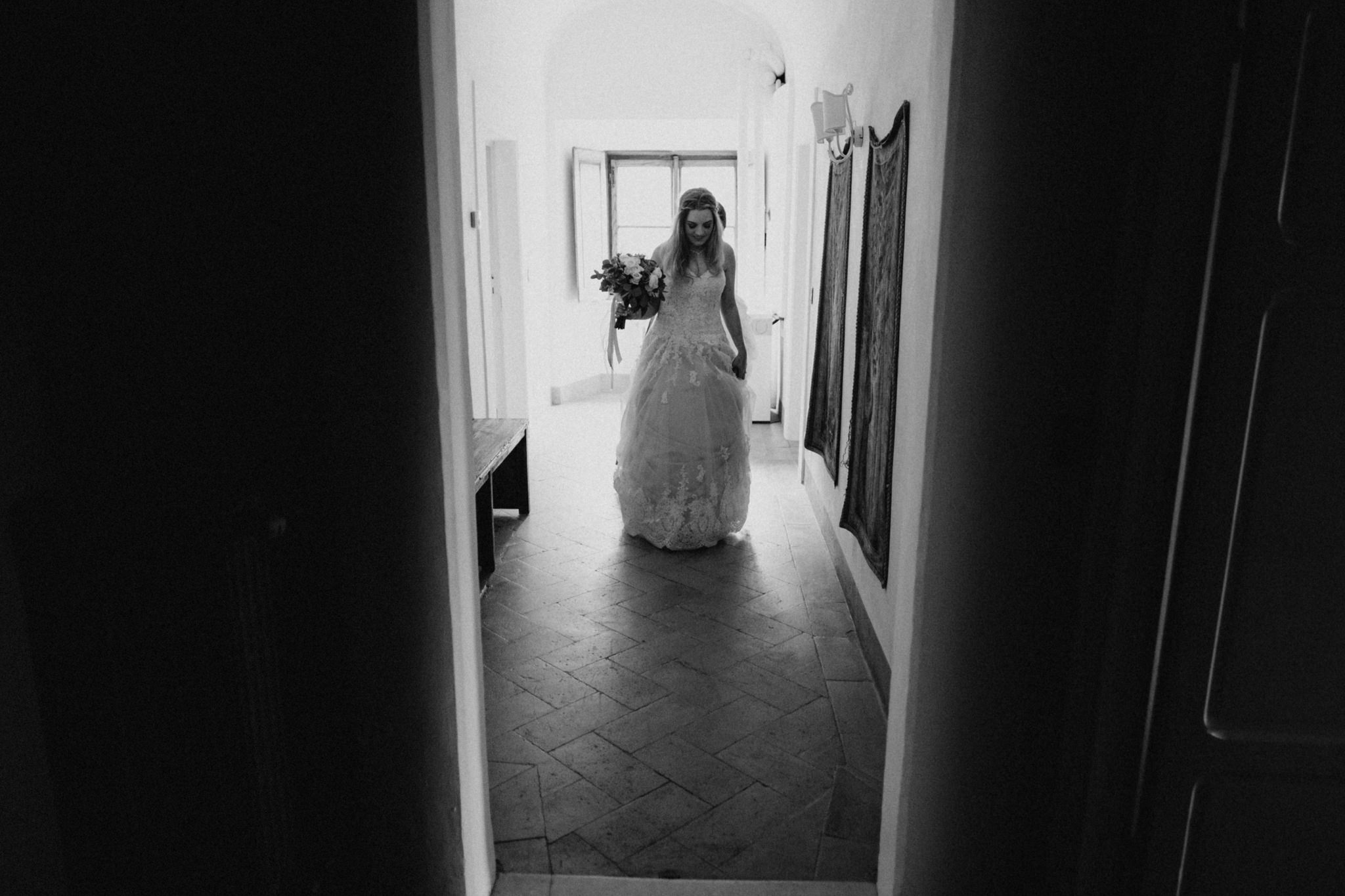Wedding in Volterra, Tuscany Villa  - Bride getting ready