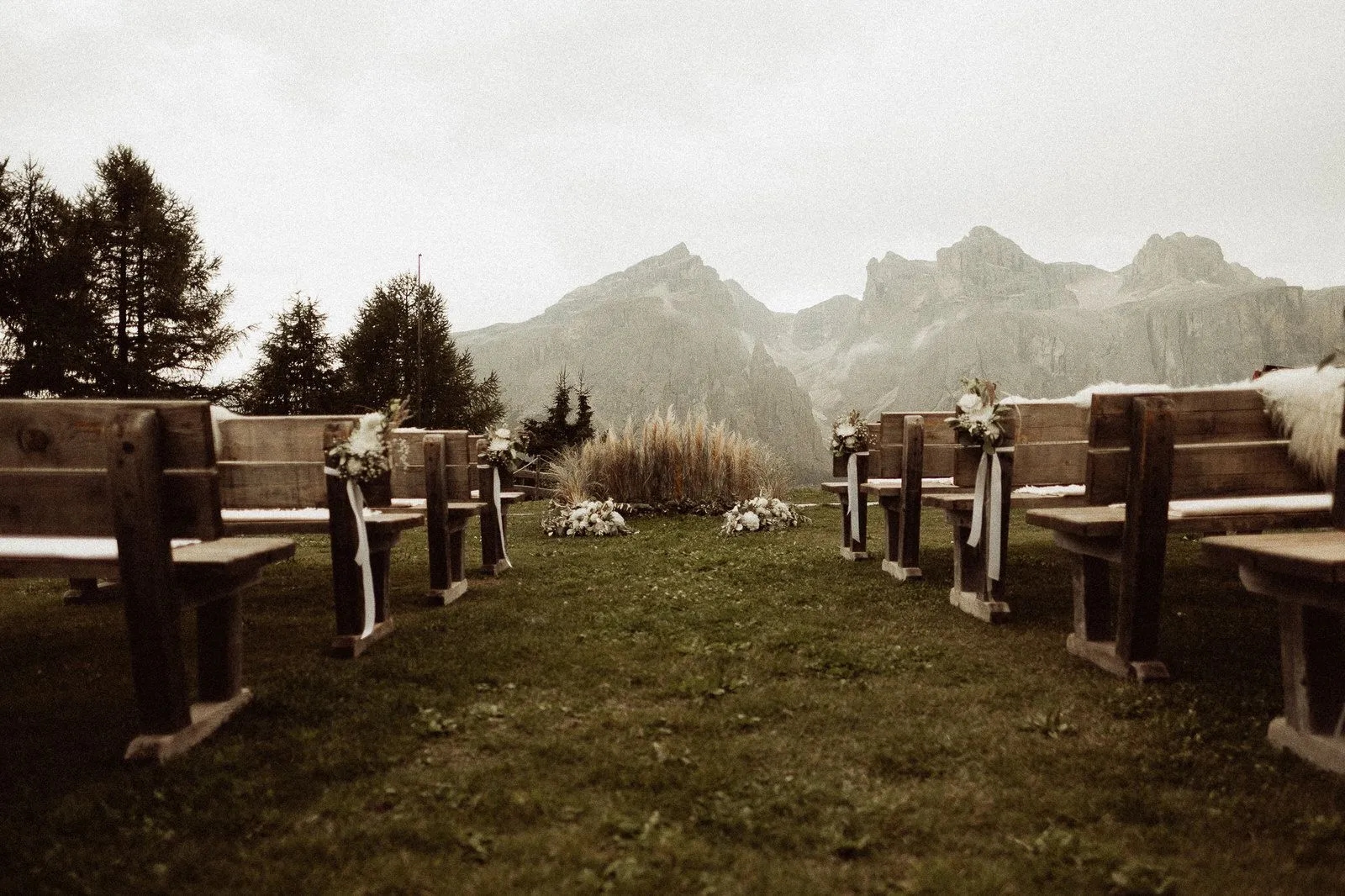 Wedding in the Dolomites, Colfosco, Italy - Italian Apls - Winter Wedding Gallery