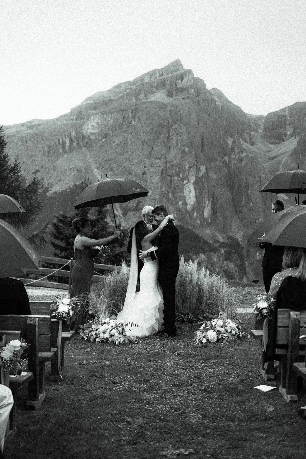 Wedding in the Dolomites, Colfosco, Italy - Italian Apls - Winter Wedding Gallery