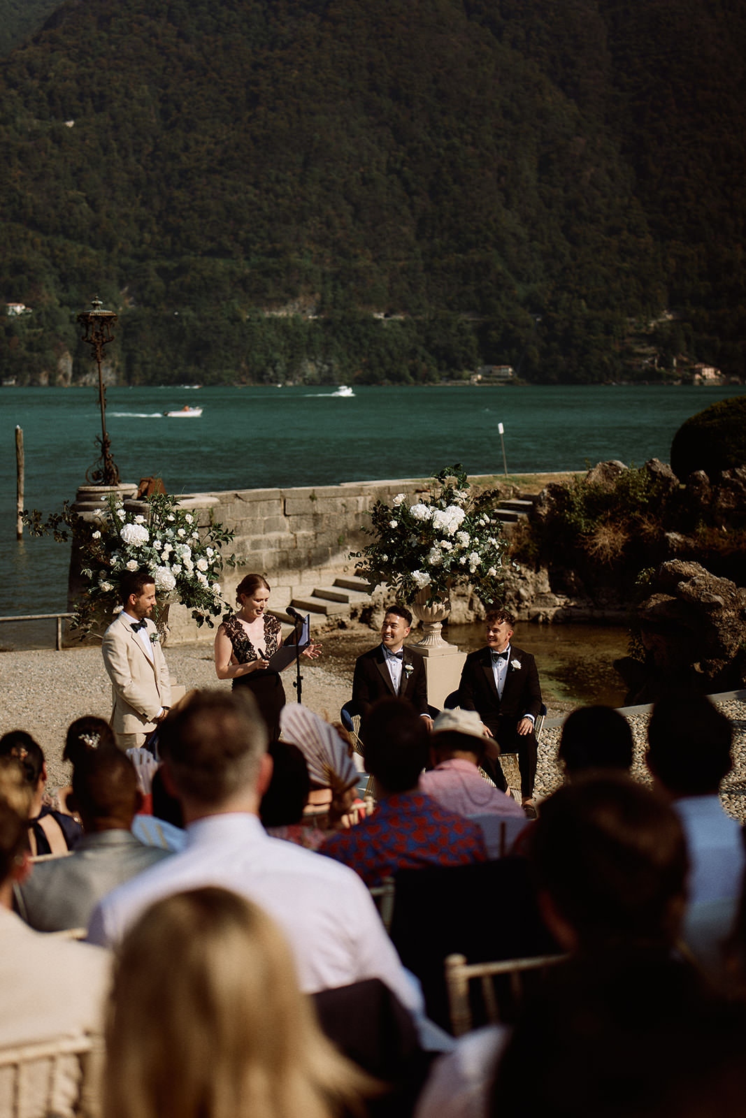 Same Sex Wedding in Como Lake - Ceremony