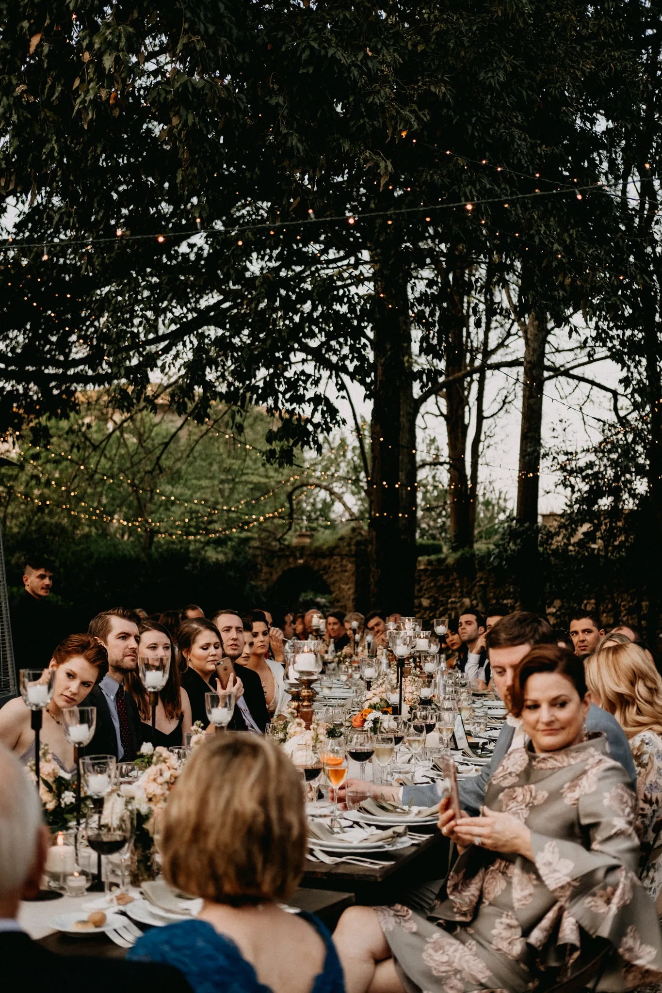 Wedding at Borgo Stomennano, Tuscany - Reception