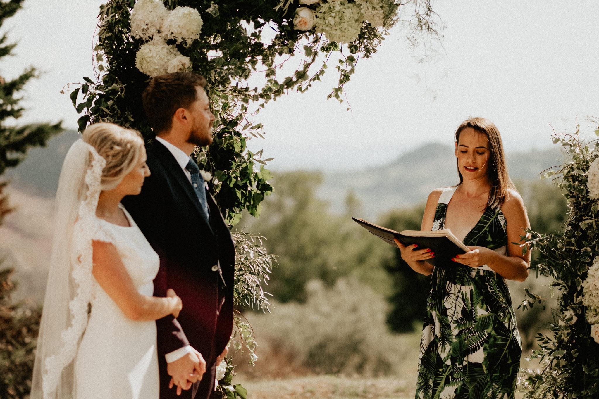 Wedding in Villa Ulignano, Volterra, Tuscany - Ceremony