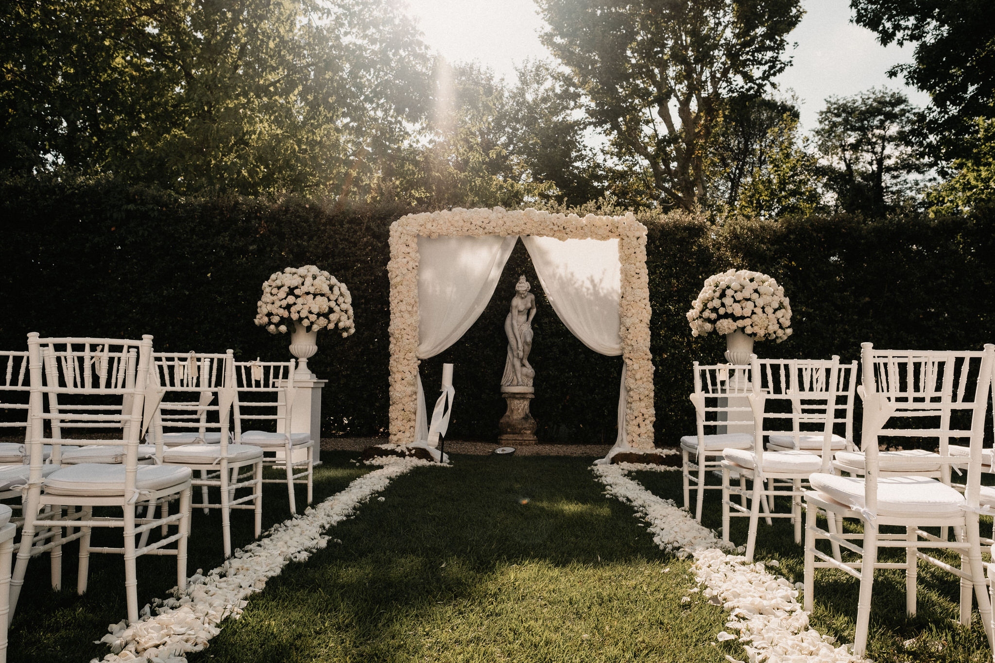 Wedding in Florence at Villa Cora - Ceremony