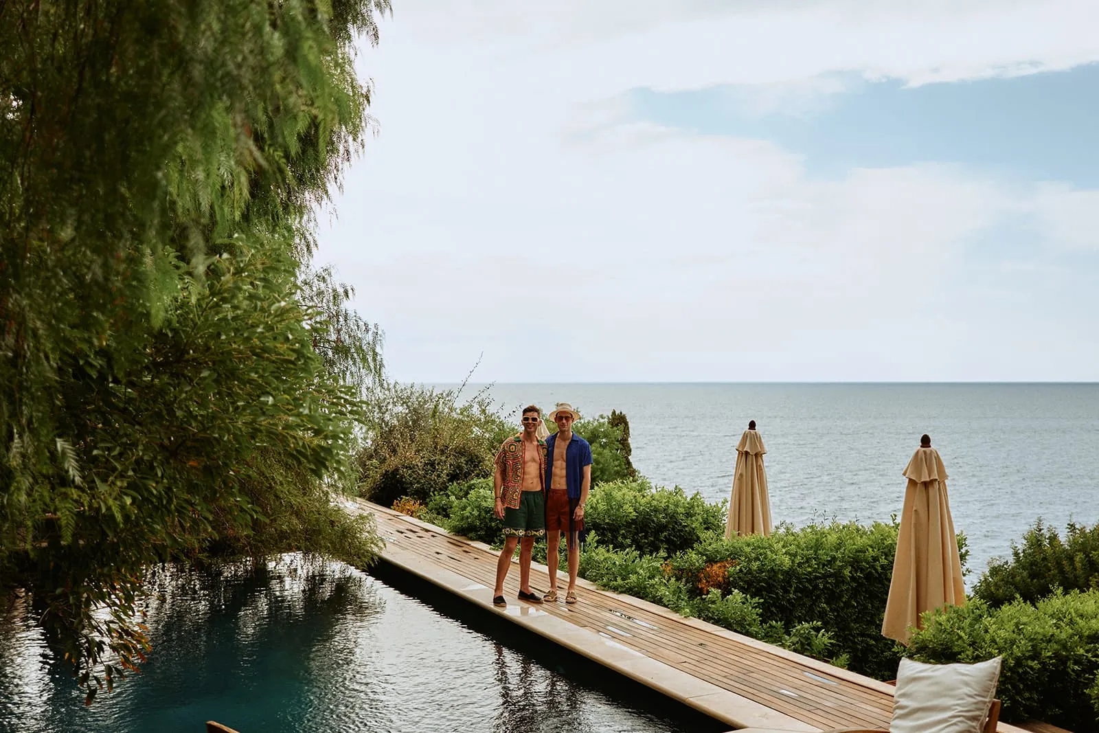 Same Sex Wedding in Amalfi Coast - Pool Party